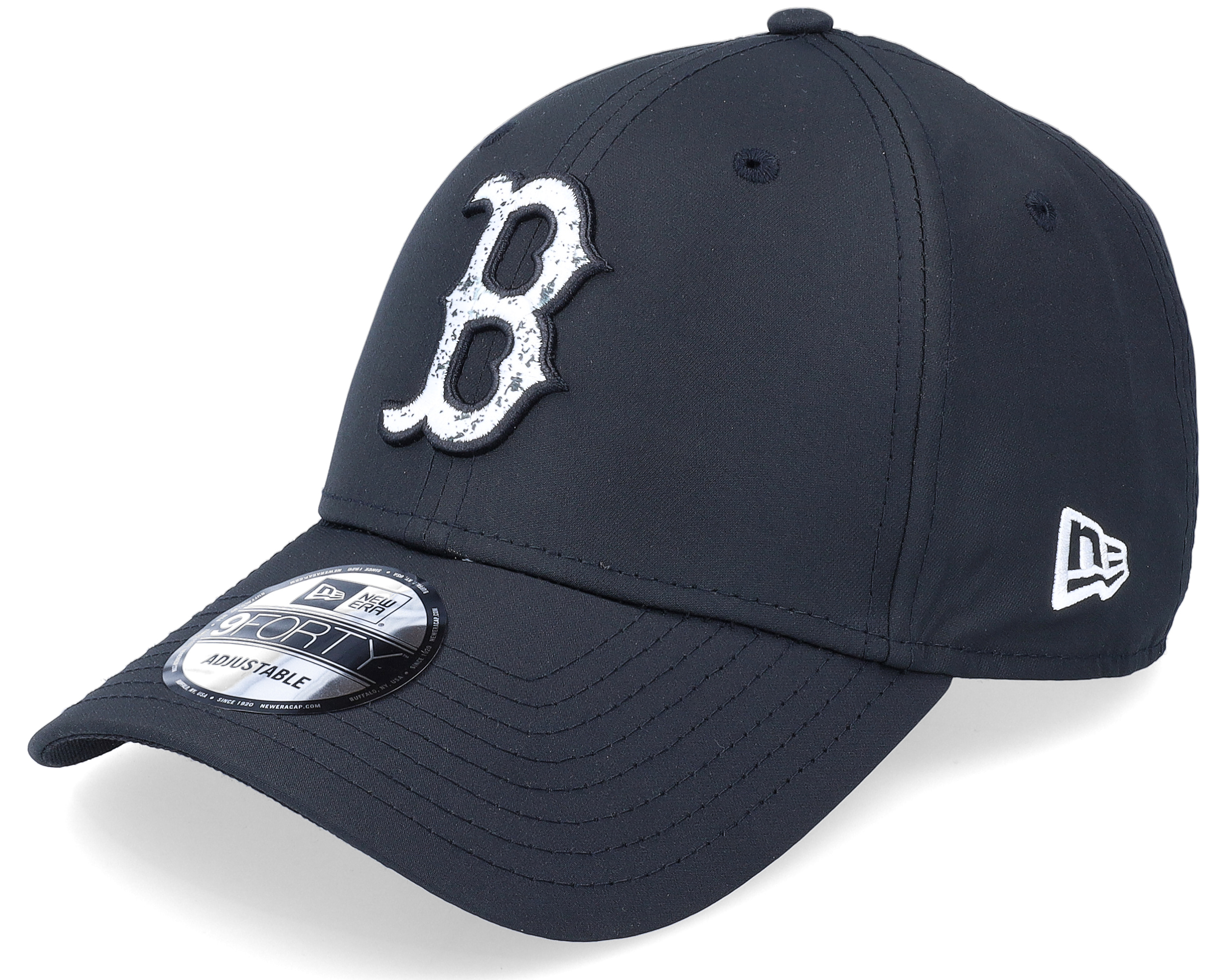 Boston Red Sox Black White 9FORTY Black Adjustable - New Era cap ...