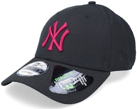 New York Yankees Black Base 9FORTY Black Adjustable - New Era