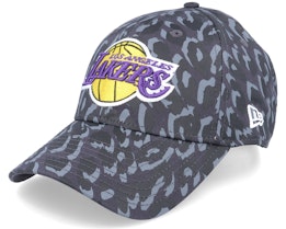 Los Angeles Lakers All Over Camo 9FORTY Black Camo Adjustable - New Era