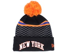 New York Knicks NBA21 City Off Knit Black Pom - New Era