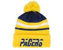 Indiana Pacers NBA21 City Off Knit Yellow Pom - New Era