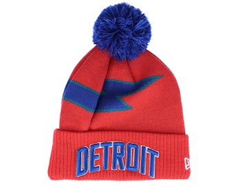 Detroit Pistons NBA21 City Off Knit Red Pom - Main Image