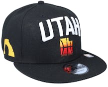 Utah Jazz NBA21 City Off 9FIFTY Black Snapback - New Era