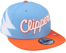 Los Angeles Clippers NBA21 City Off 9Fifty Light Blue/Orange Snapback - New Era