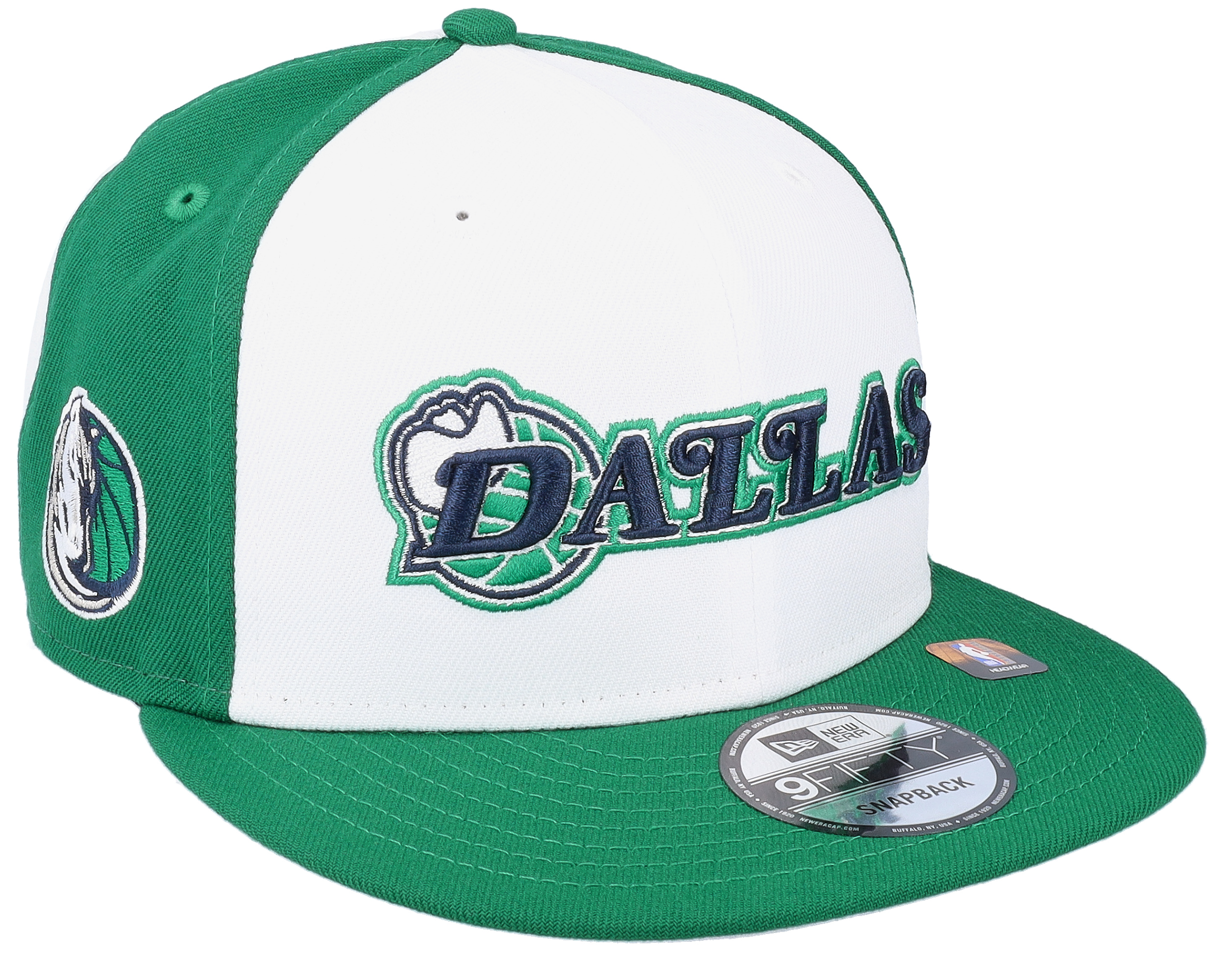 white and green snapback