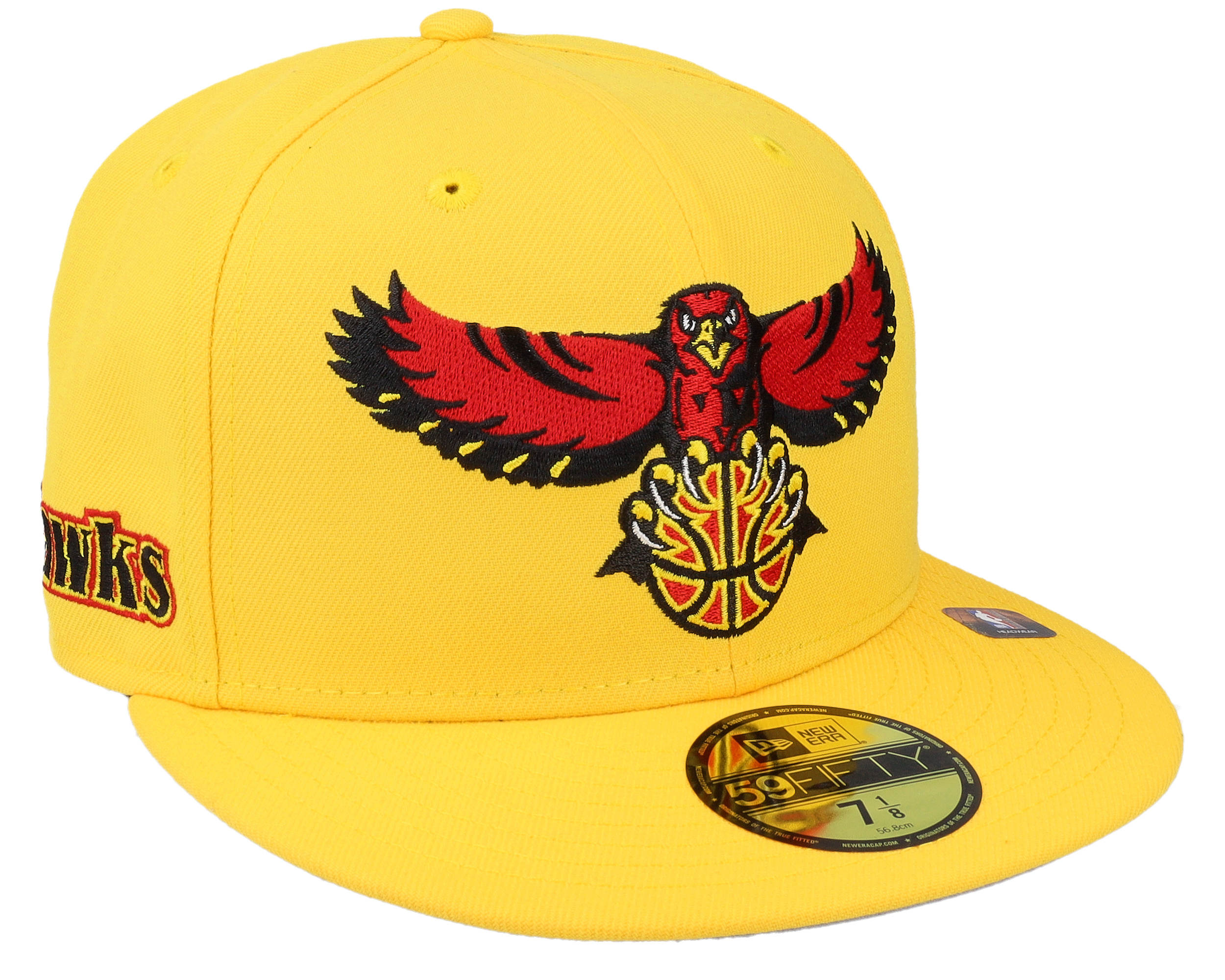 New Era Skyhawks Black Canary Yellow 59FIFTY Fitted - Hawks Shop