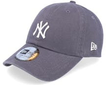 New York Yankees Washed Casual Classic MLB Grey/White Dad Cap - New Era