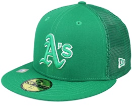 Oakland Athletics MLB St Pats 59FIFTY Green Mesh Fitted - New Era