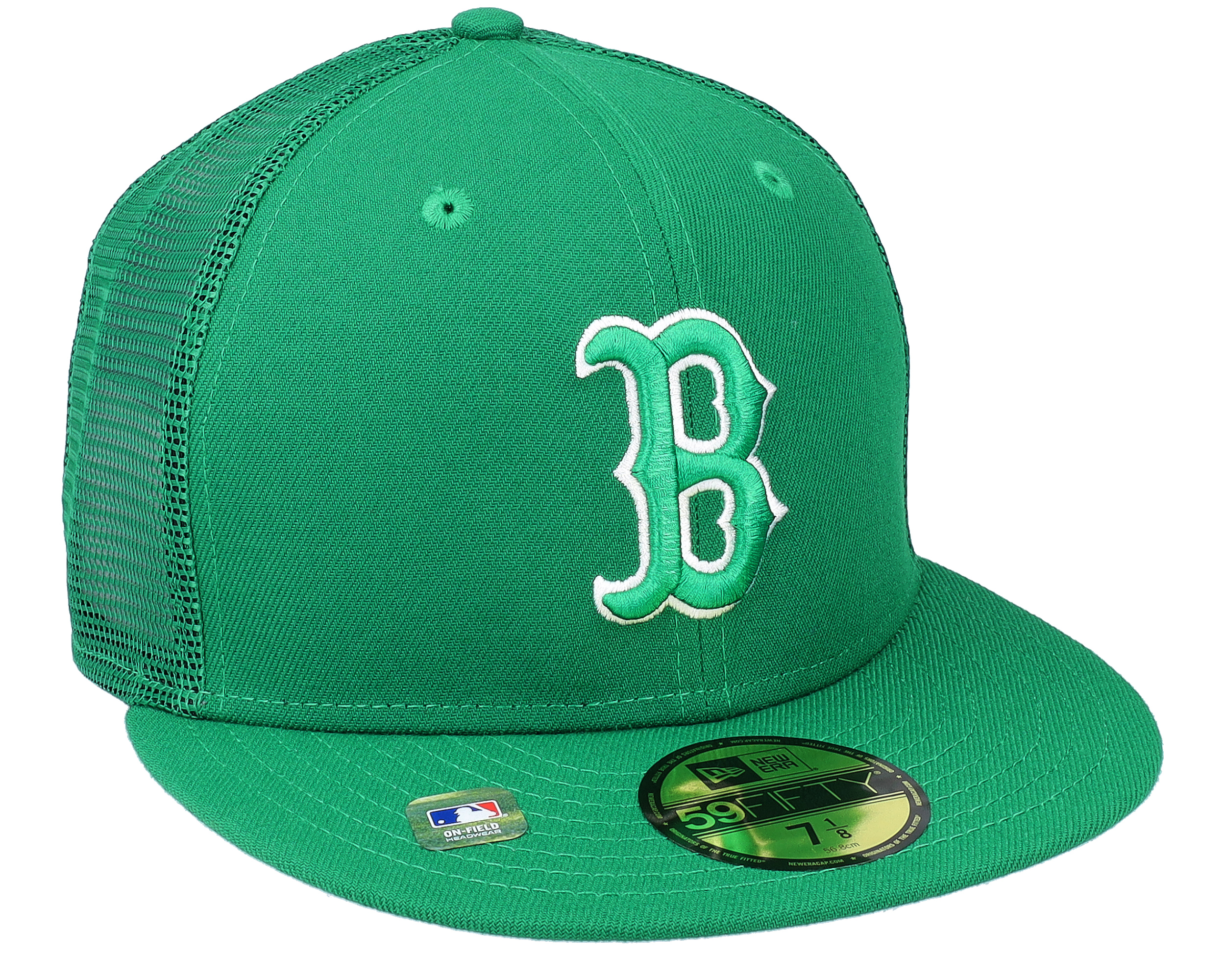 boston red sox green fitted hat