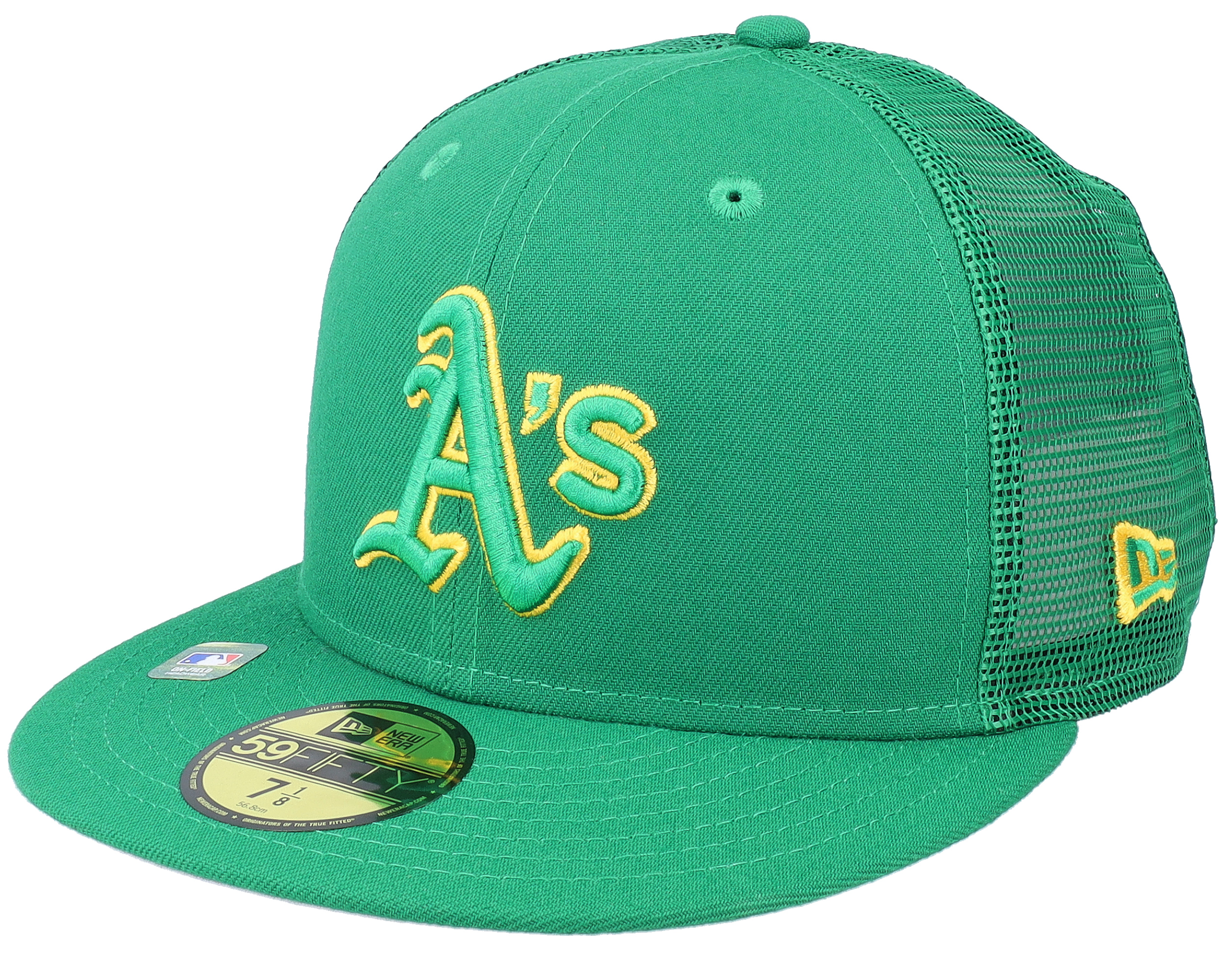 green a's hat