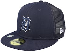Detroit Tigers Mlb22 Batting Practise 59FIFTY Navy Mesh Fitted - New Era