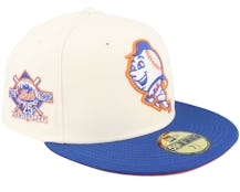 New York Mets Gravity 59FIFTY Cream/Royal/Orange Fitted - New Era