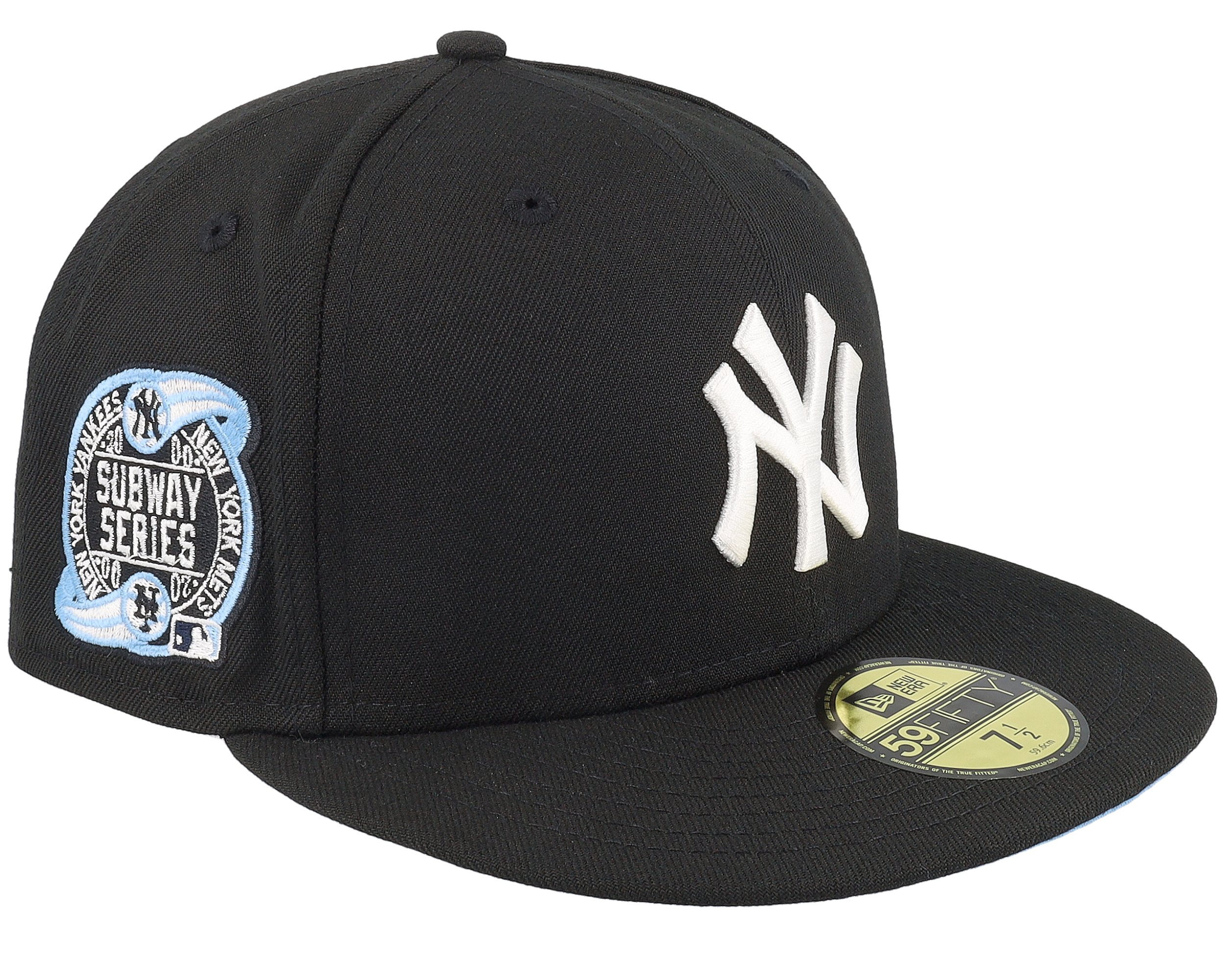 New York Yankees Newspaper & Cigar 59FIFTY Black/Sky Fitted - New Era cap