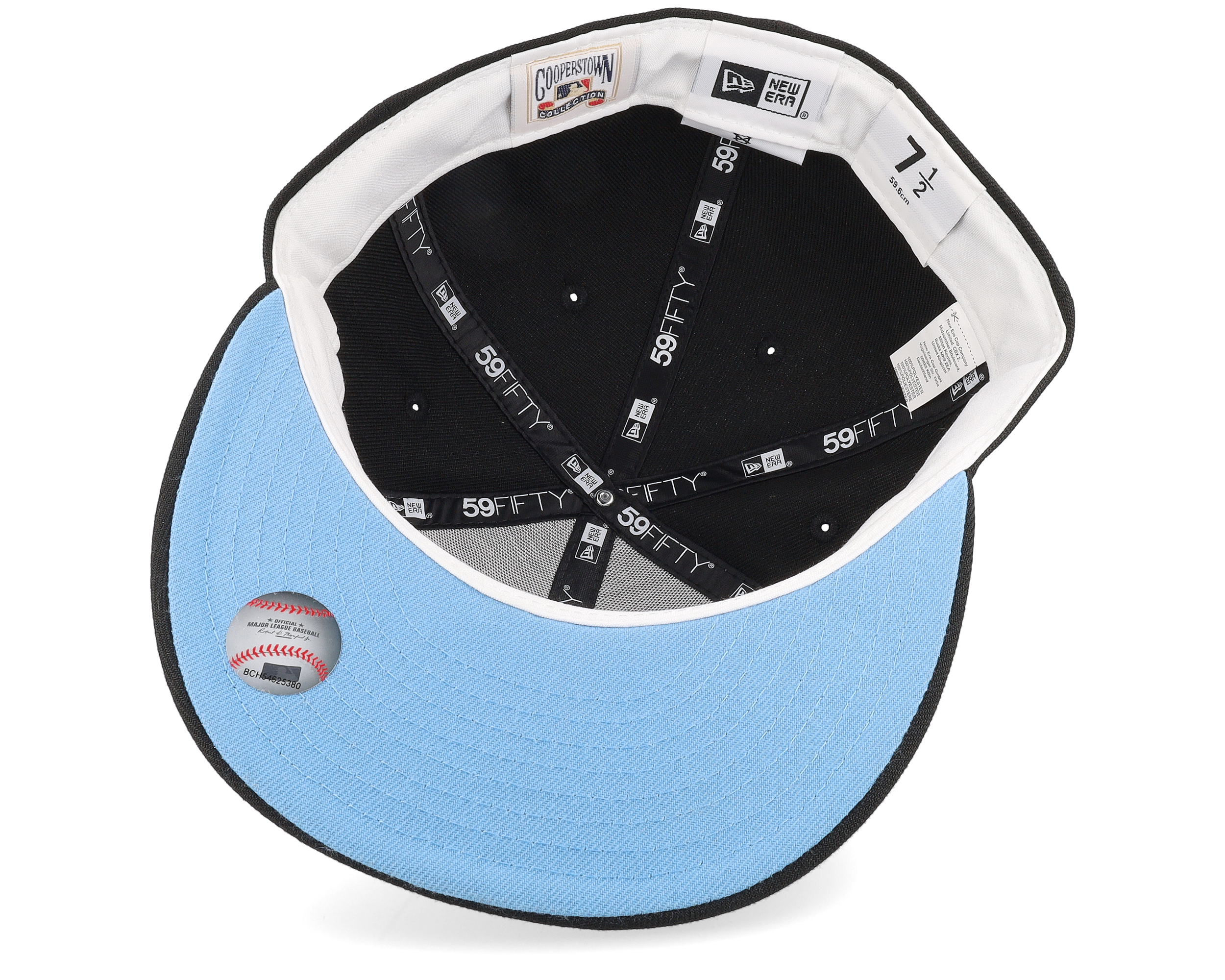 New York Yankees Newspaper & Cigar 59FIFTY Black/Sky Fitted
