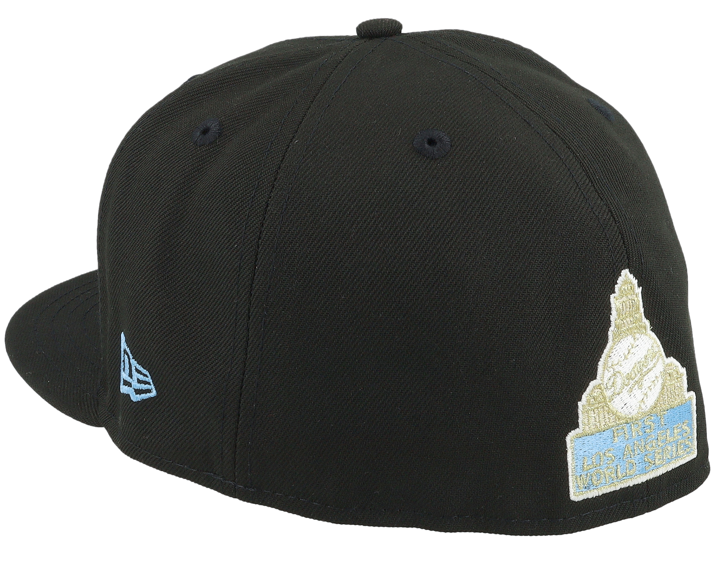 Los Angeles Dodgers Infinity Mega 59FIFTY Black/Sky Fitted