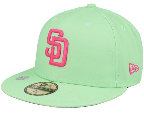 San Diego Padres MLB21 City Connect Mint/Pink Fitted - New Era cap