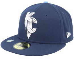 Kansas City Royals MLB City Connect Off 59FIFTY Navy Fitted - New Era