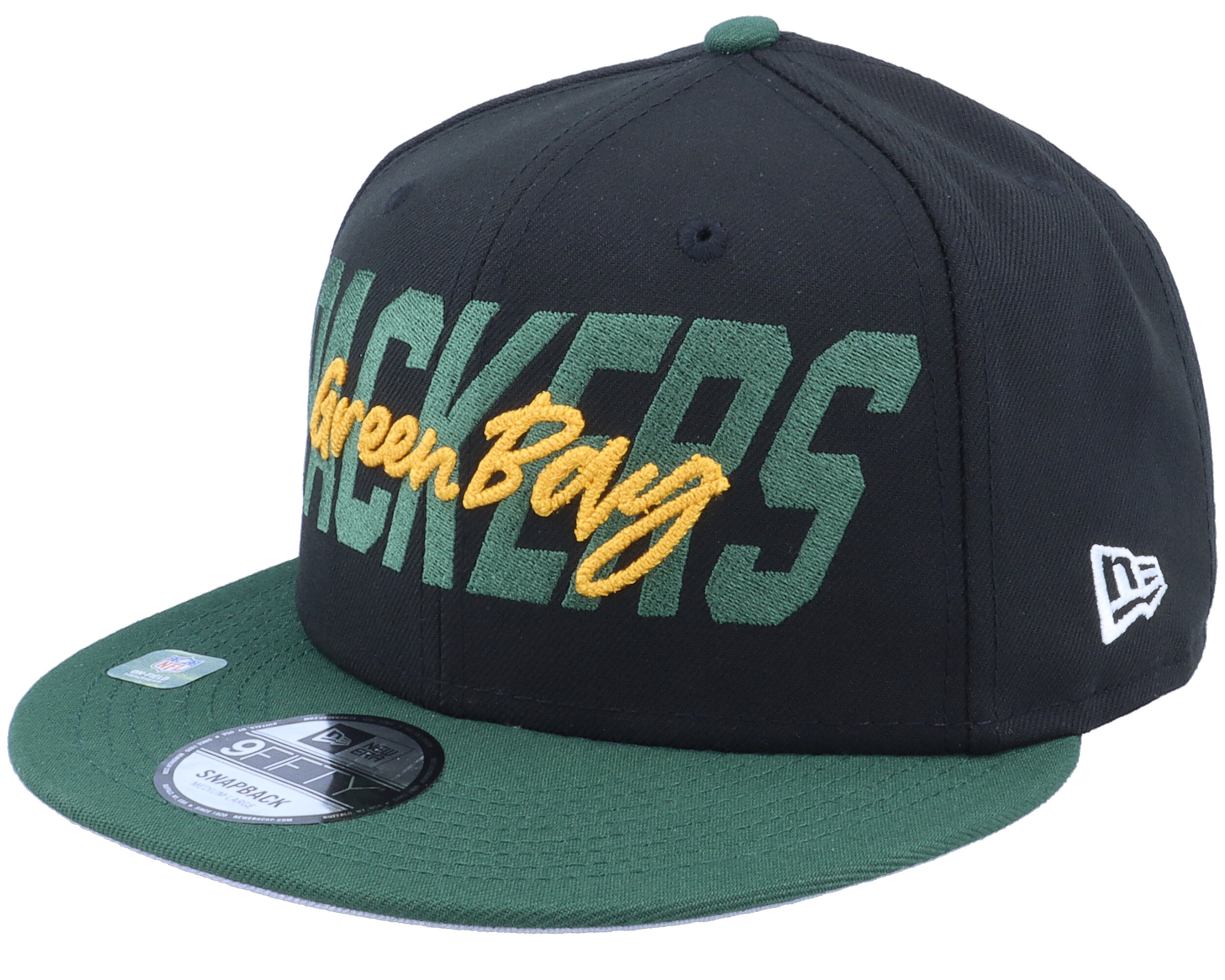 NEW ERA M 950RETROTITLE PACKERS 9FIFTY SNAPBACK HAT