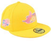 Tampa Bay Rays Vitality 59FIFTY Yellow/Pink Fitted - New Era