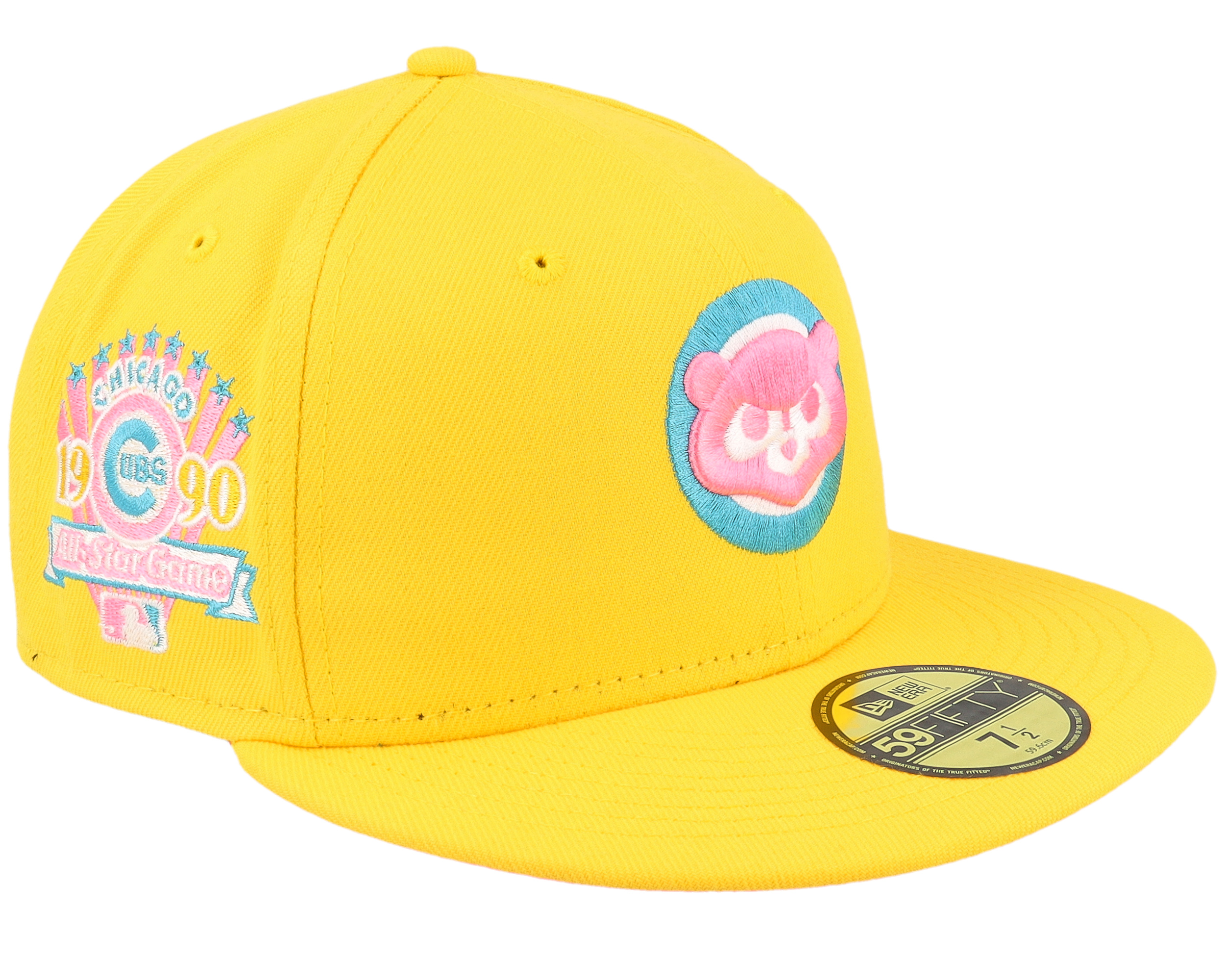 Chicago Cubs Candyland 59FIFTY Yellow/Pink Fitted - New Era cap
