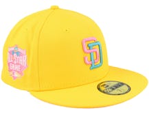 San Diego Padres 59FIFTY Yellow/Pink Fitted - New Era