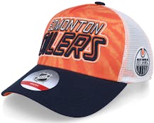 Kids Edmonton Oilers Santa Cruz Tie Dye Snapback - Outerstuff