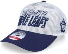 Kids Toronto Maple Leafs Santa Cruz Tie Dye Mesh Back Trucker - Outerstuff