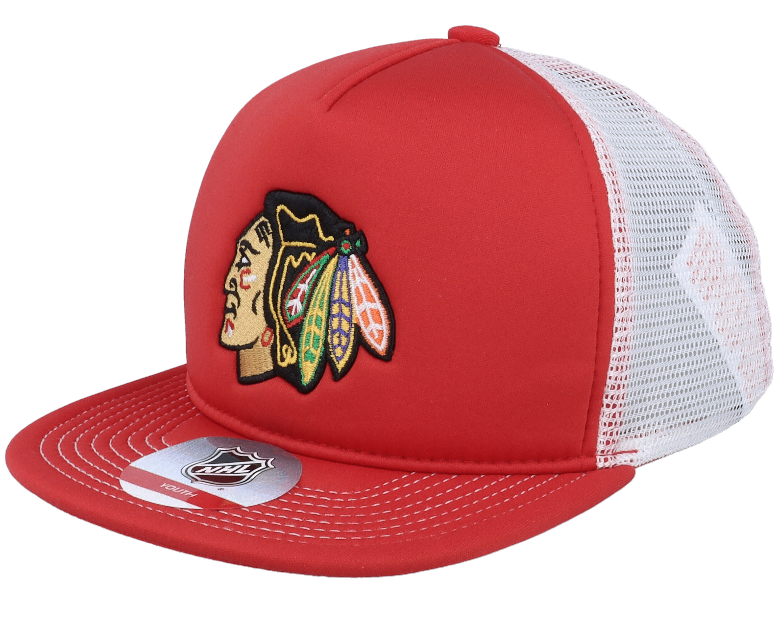 Kids Chicago Blackhawks Foam Front Trucker - Outerstuff cap ...