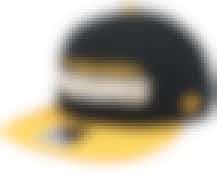 Pittsburgh Penguins Iconic Color Blocked Black/Gold Snapback - Fanatics