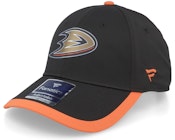 Anaheim Ducks Defender Black/Dark Orange Adjustable