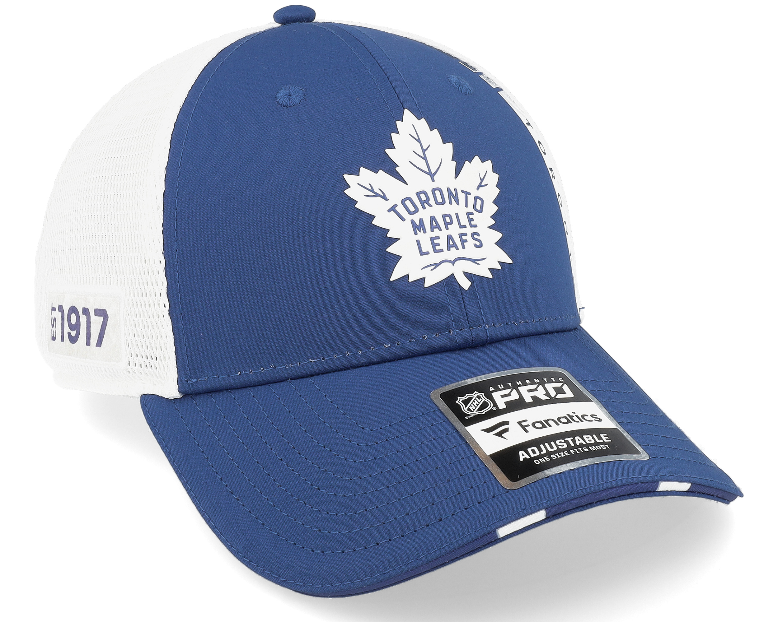 Toronto Maple Leafs Authentic Pro Draft Podium Cobalt/White Trucker ...