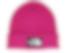 Kids Box Logo Beanie Fuschia Pink Cuff - The North Face