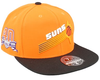 Phoenix Suns Team Side 1 Orange/Black Fitted - Mitchell & Ness