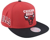 Chicago Bulls Side Core 2.0 Red/Black Snapback