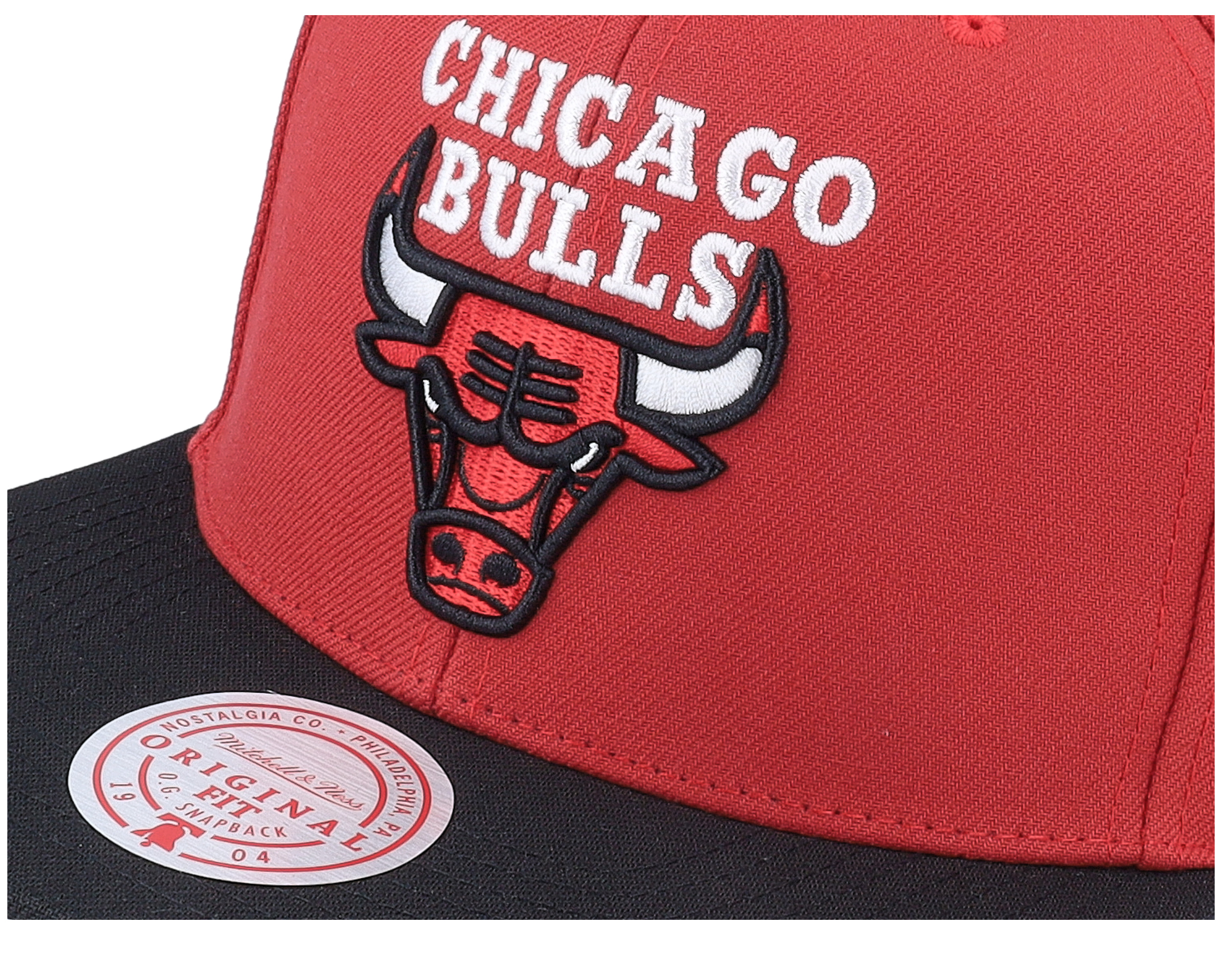 Chicago Bulls Side Core Red/Black Snapback