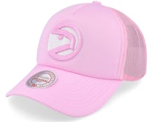 Atlanta Hawks Nba Pastel Pink Trucker - Mitchell & Ness