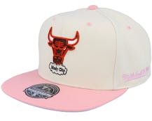 Chicago Bulls Chicago Bulls Nba Hop On Fitted Nba Off White - Mitchell & Ness