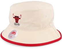 Chicago Bulls NBA Off White Bucket - Mitchell & Ness