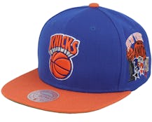 Mitchell & Ness - NBA Beige snapback Cap - New York Knicks True Tap Multi/Beige Snapback @ Hatstore
