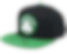 Boston Celtics Logo Bill Black/Green Snapback - Mitchell & Ness