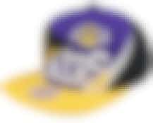 Los Angeles Lakers Multiply Black/Purple Snapback - Mitchell & Ness