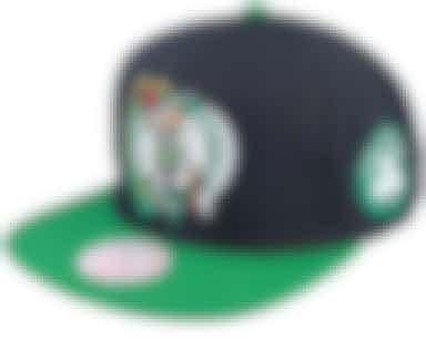 Boston Celtics Logo Blur Black/Green-os - Mitchell & Ness