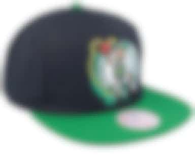 Boston Celtics Logo Blur Black/Green-os - Mitchell & Ness