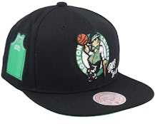 Boston Celtics Jersey Love Black Snapback - Mitchell & Ness
