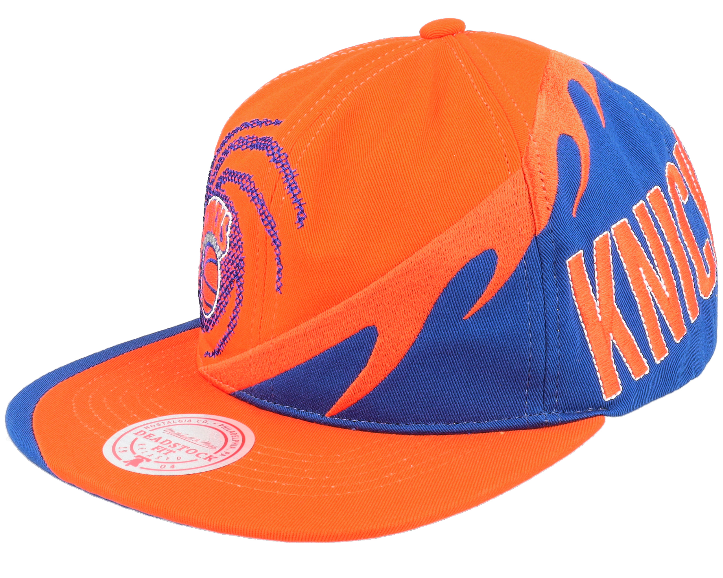 New York Knicks Spiral Deadstock Orange Snapback - Mitchell & Ness