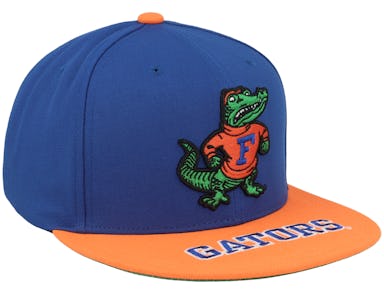 Florida Gators Logo Bill Blue/Orange Snapback - Mitchell & Ness