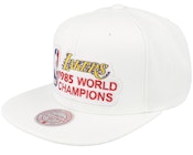 Los Angeles Lakers Champs White Snapback