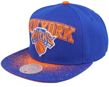 New York Knicks Re-take Blue Snapback - Mitchell & Ness