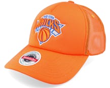New York Knicks Keep On Truckin Orange Trucker - Mitchell & Ness