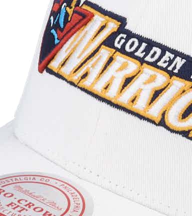 Golden State Warriors Oh Word Pro White Adjustable - Mitchell & Ness